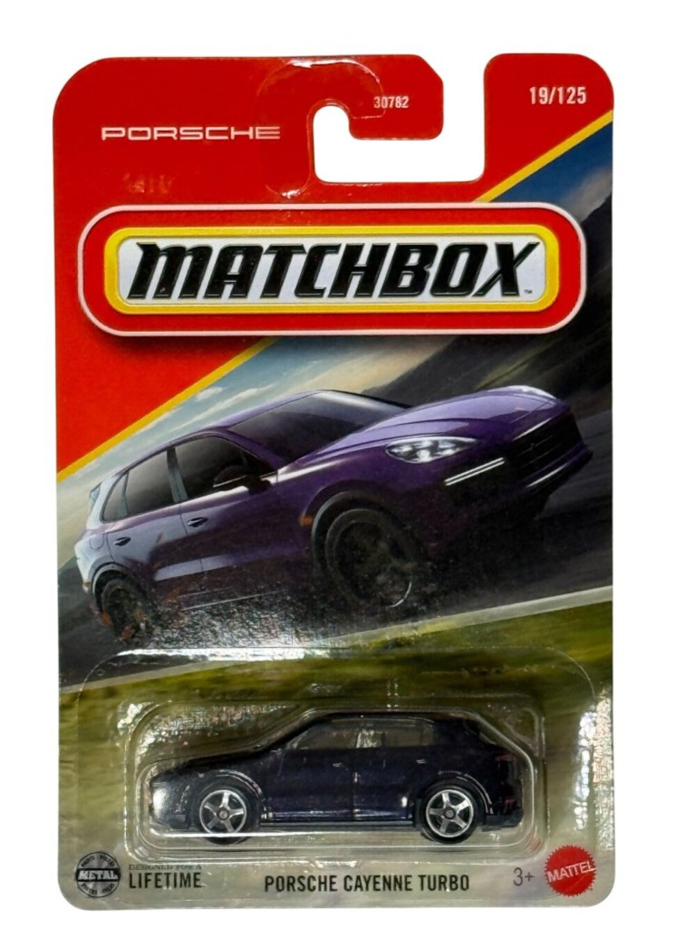 2024 Matchbox Porsche Cayenne Turbo Purple SUV 19/125 NOC